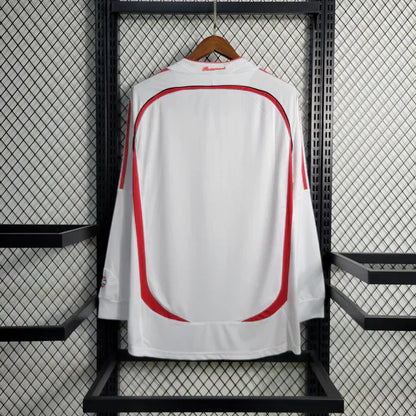 2006/2007 Retro AC Milan Visitante Manga Larga
