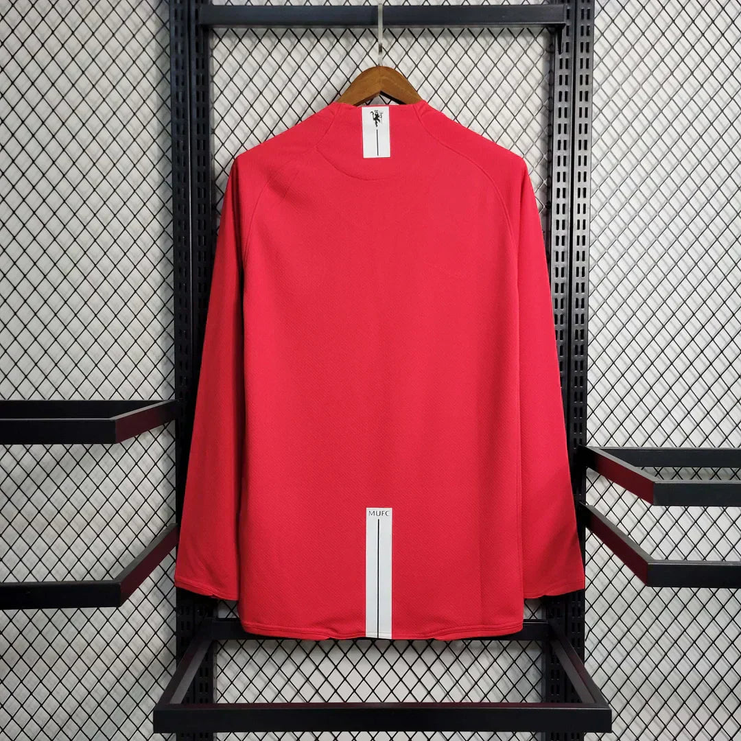 Manchester United Retro Kit Casa Manica Lunga 2007-2008