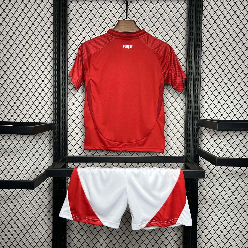 2024-2025 Kit Locale Nottingham Forest Taglia Bambino