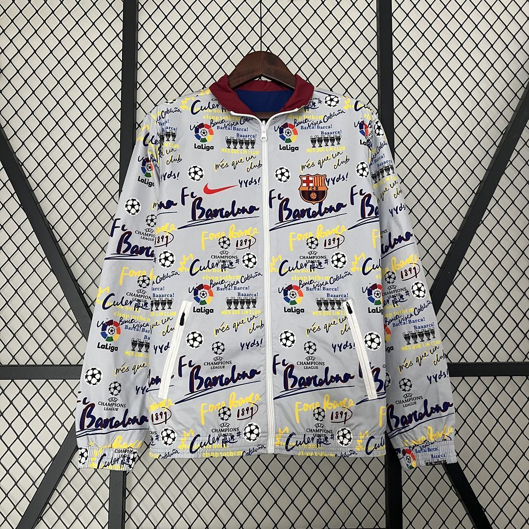Cortavientos Reversible Fc Barcelona