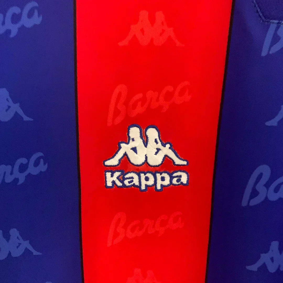 1995-1997 Barcellona Retrò Maglia a Maniche Lunghe