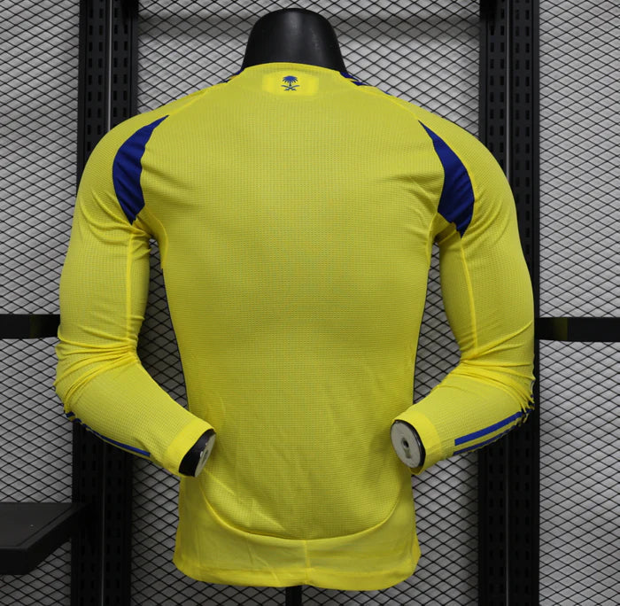 Al Nassr 2024/2025 Home Kit Maglia a Maniche Lunghe