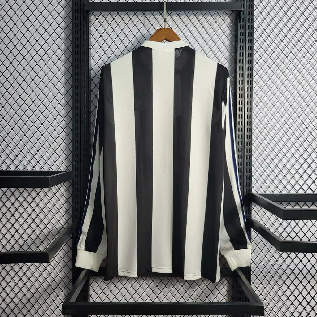 1997-1999 Maglia Newcastle United Retrò Casa Manica Lunga