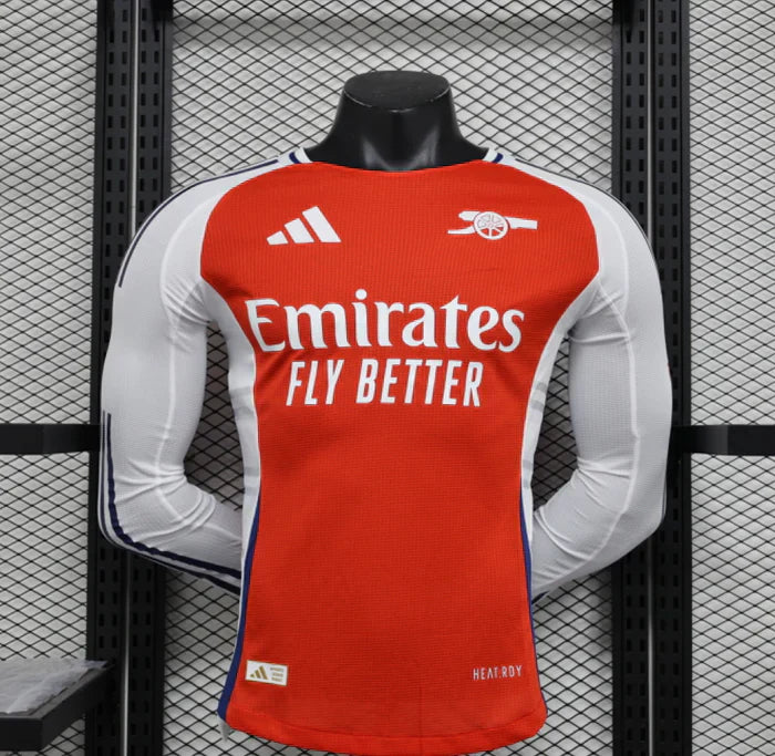 Arsenal 2024/2025 Kit Casa Manica Lunga