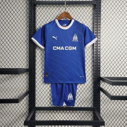 2023/2024 Olympique de Marsiglia Kit Trasferta Taglia Bambino