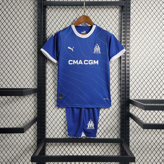 Kit Ospite Olympique de Marseille 2023/2024 Taglia Bambino