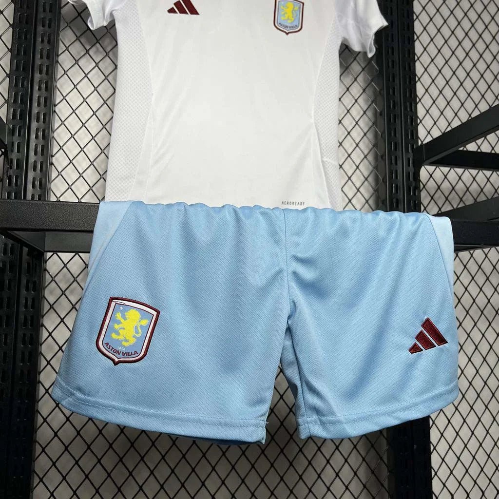 2024-2025 Aston Villa Visitante Kit Talla Niño