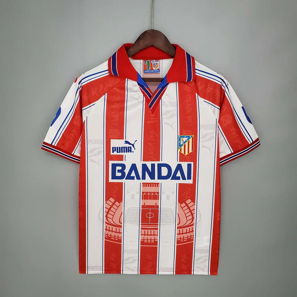 1996-1997 Atletico Madrid Retrò Casa