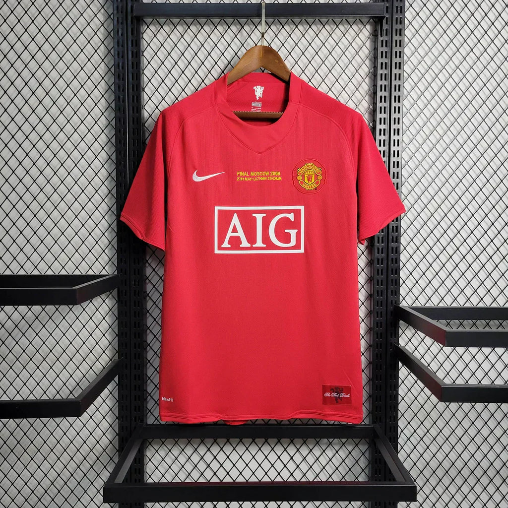 Kit Manchester United Retro 2007/2008 per la UEFA Champions League, versione Home