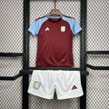 Kit casa Aston Villa 2024-2025 Taglia Bambino