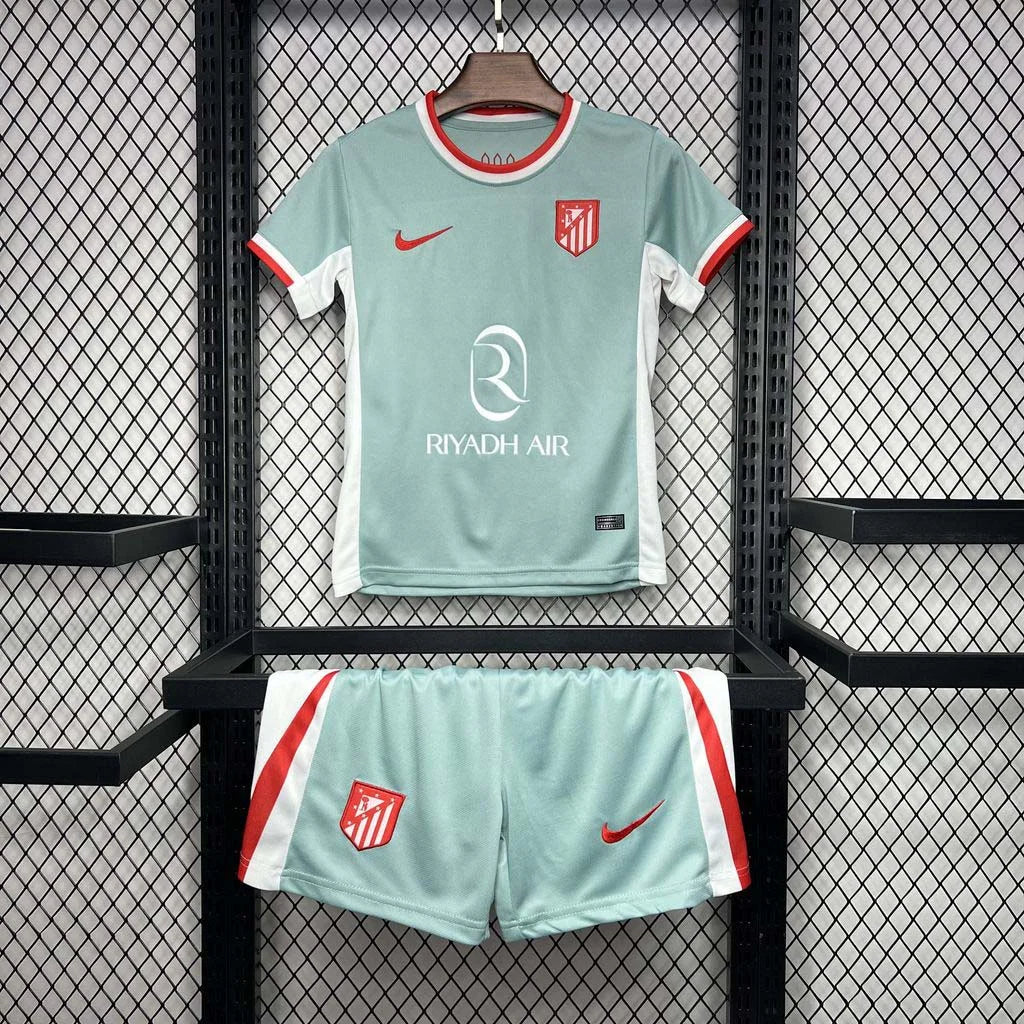 2024-2025 Kit Trasferta Atletico Madrid Taglia Bambino