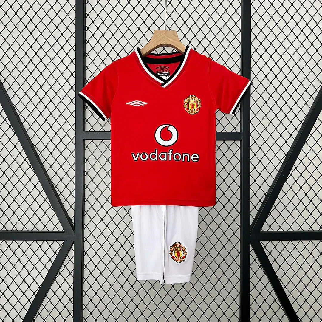 2000/2002 Maglia Manchester United Home Taglia Bambino