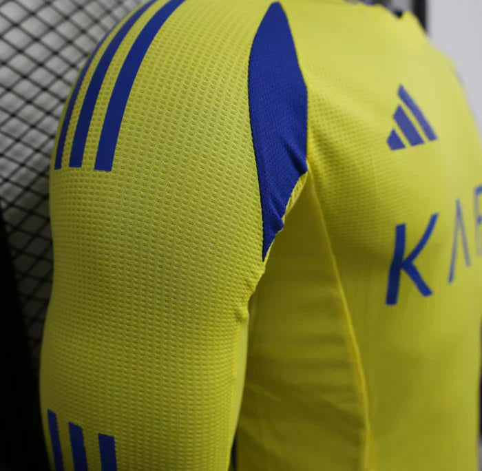 Al Nassr 2024/2025 Home Kit Maglia a Maniche Lunghe