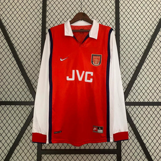 1998-1999 Arsenal Retrò Casa Manica Lunga
