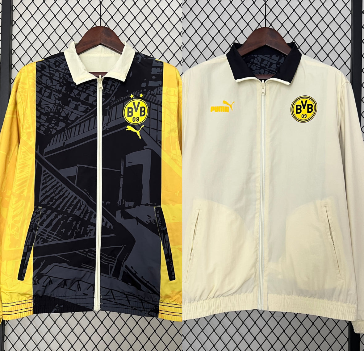 Cortavientos Reversible Borussia Dortmund