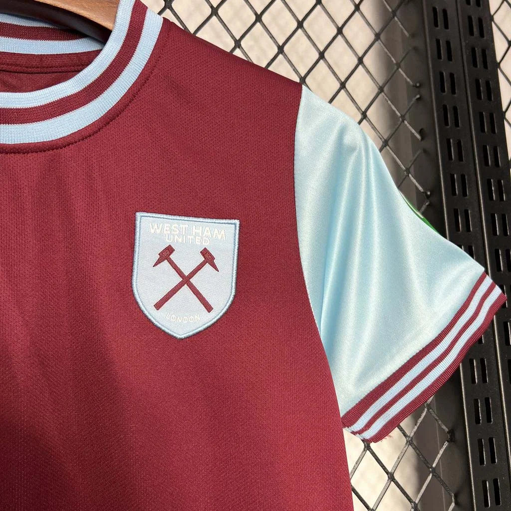 2024-2025 West Ham United Completo Casa Taglia Bambino