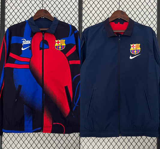 Cortavientos Reversible FC Barcelona