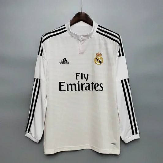 Retro 2014/2015 Real Madrid Casa Manica Lunga
