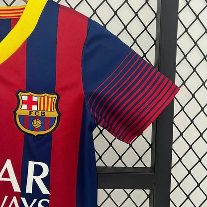 2013/2014 Retro Barcelona Local Kit Talla Niño