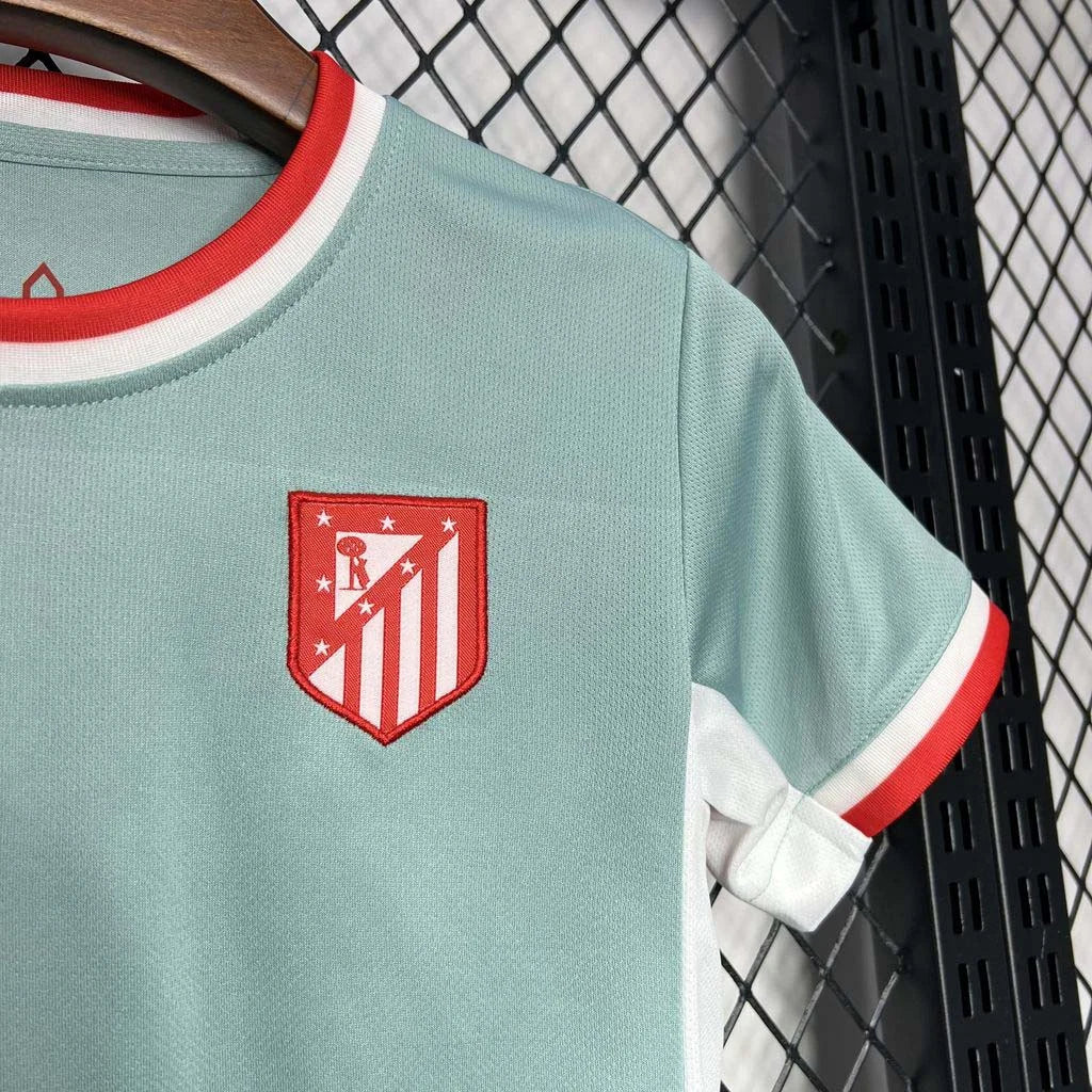 2024-2025 Kit Trasferta Atletico Madrid Taglia Bambino