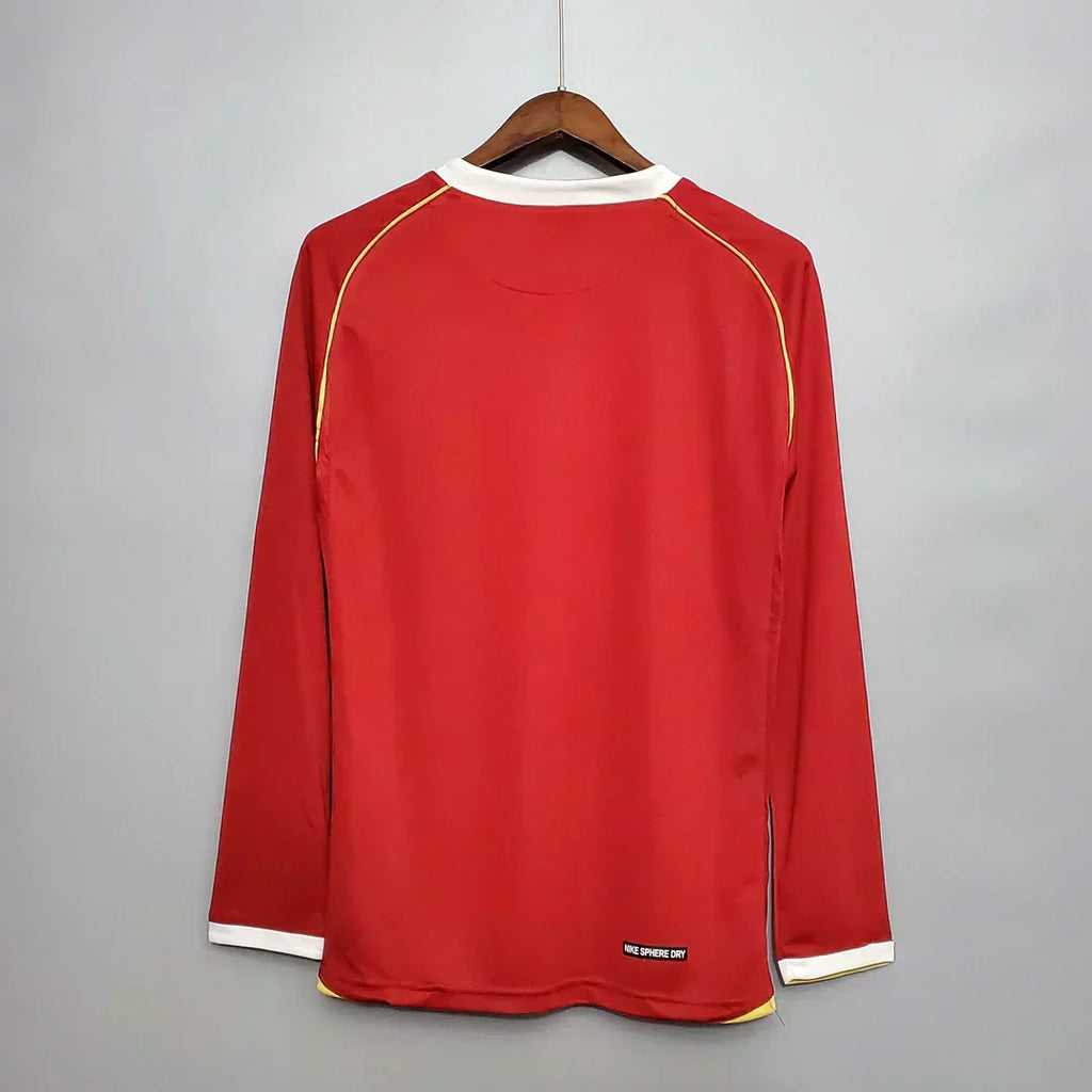 2006/2007 Retro Manchester United Local Manga Larga