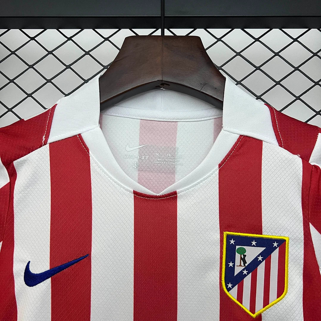 2025/2026 Kit Casa Atletico Madrid Taglia Bambino
