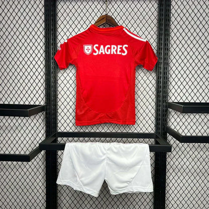 2024-2025 Kit Benfica Home Taglia Bambino
