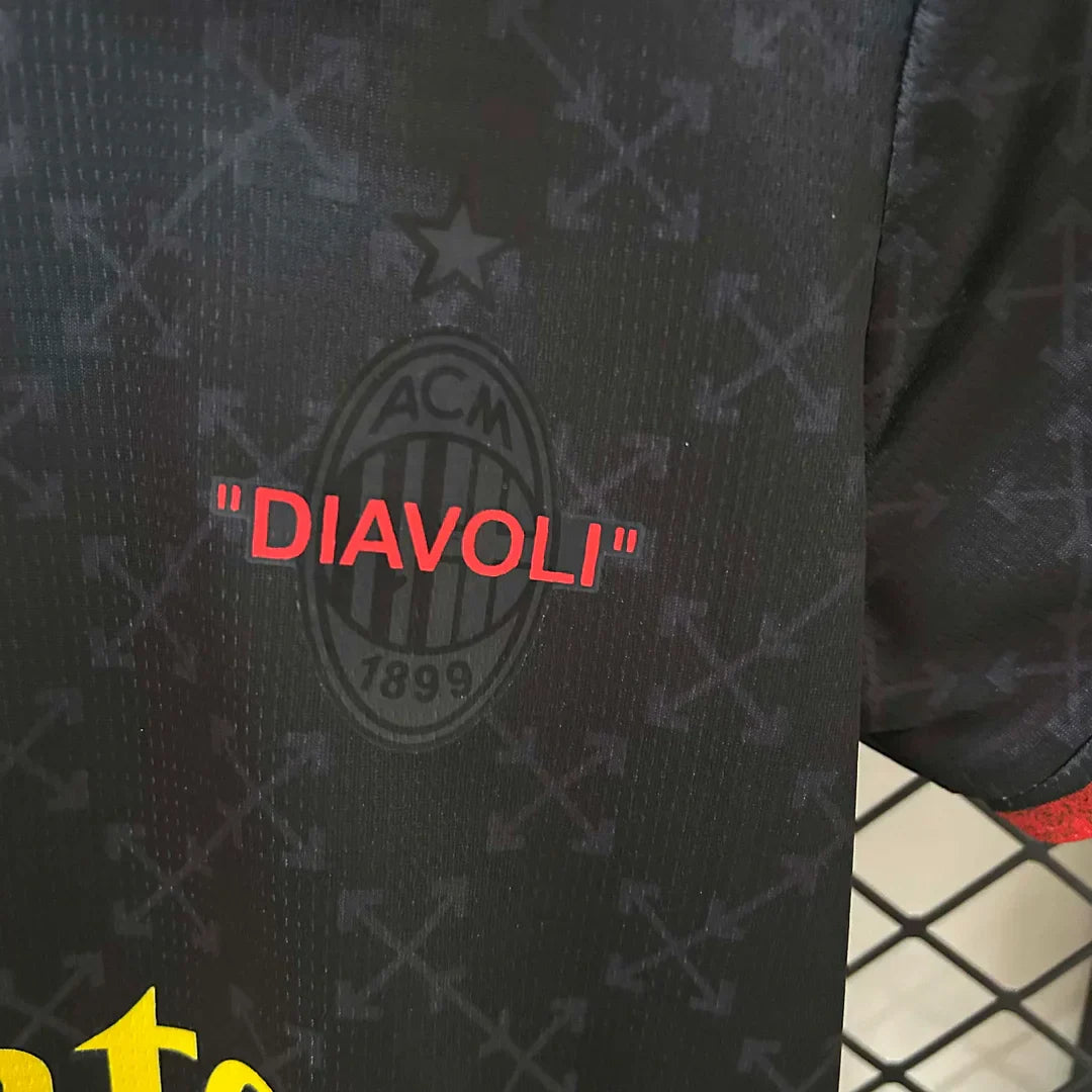 2024/2025 AC Milan X Off White Edición Especial Talla Niño