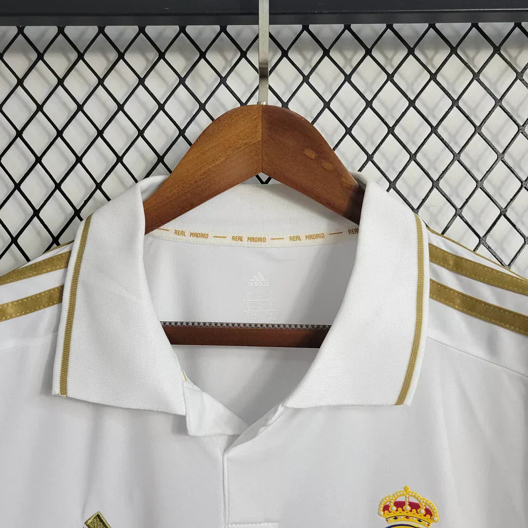 2011/2012 Retro Real Madrid Local Manga Larga