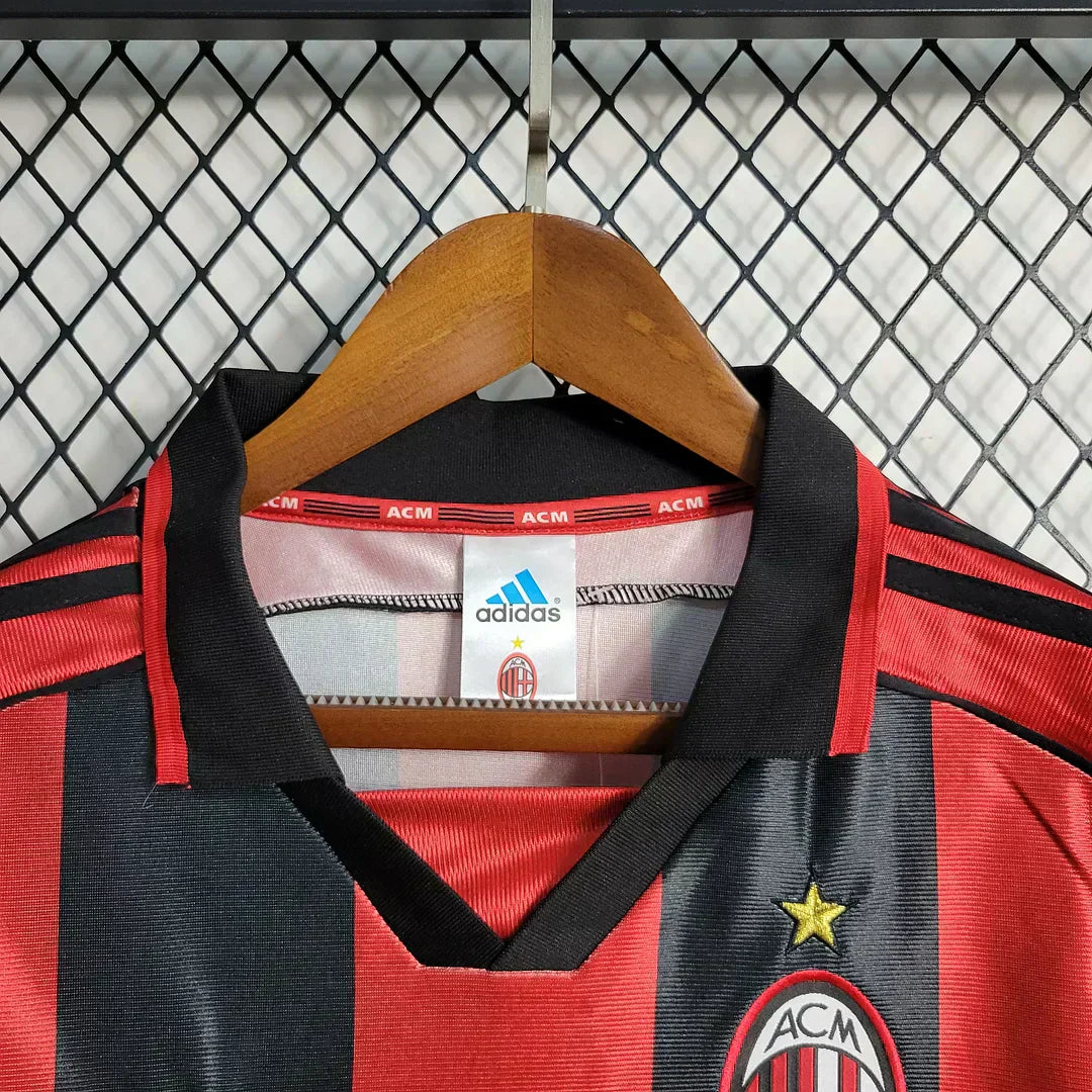 1998-1999 Milan Maglia Home Retro