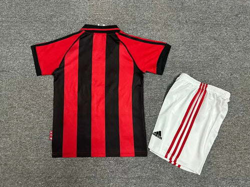 1998/1999 Maglietta AC Milan Retro Casa Taglia Bambino