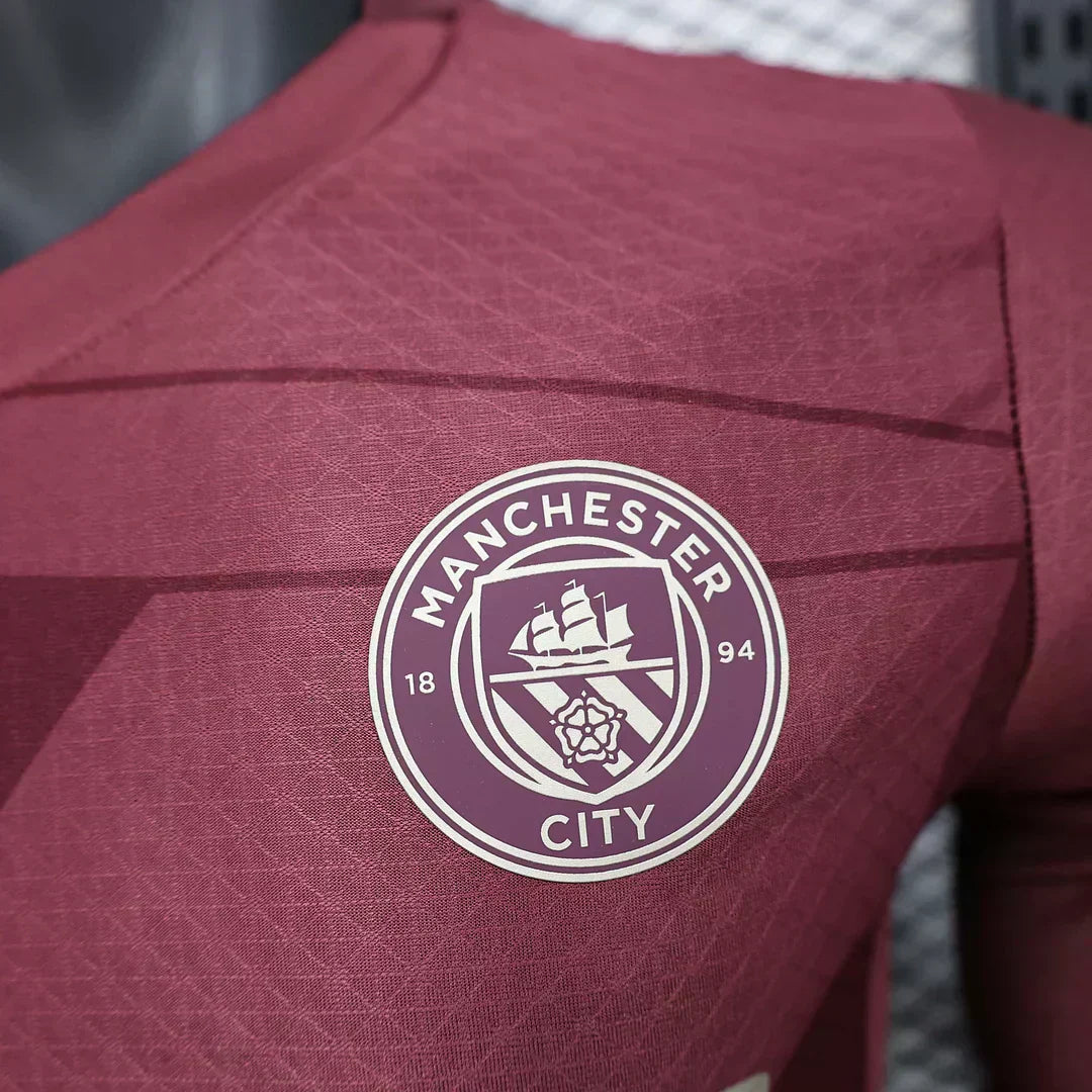 2024/2025 Manchester City Alternativa Visitante Manga Larga