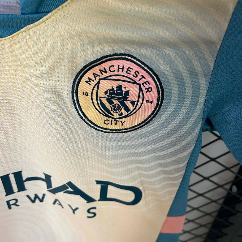 2024/2025 Manchester City Fourth Visitante Talla Niño