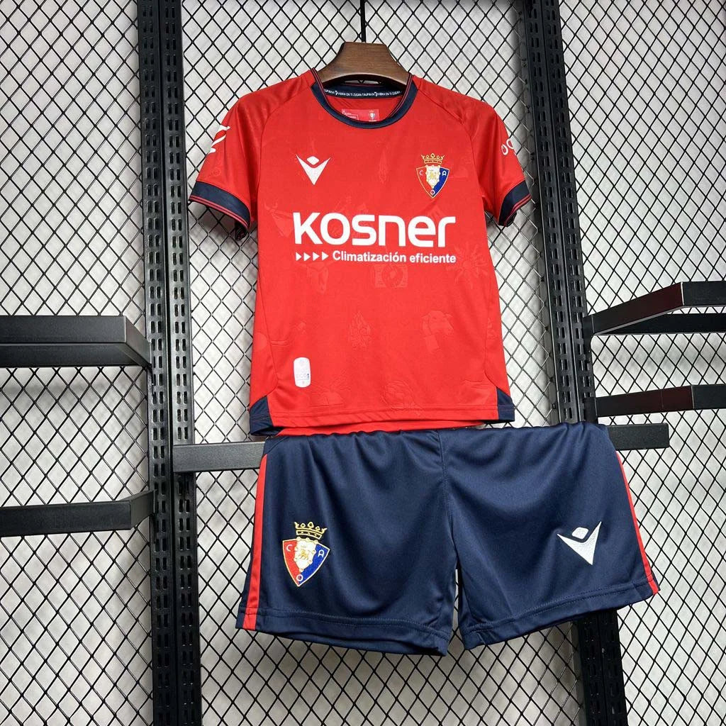 2024-2025 Osasuna Home Kit Kids' Size