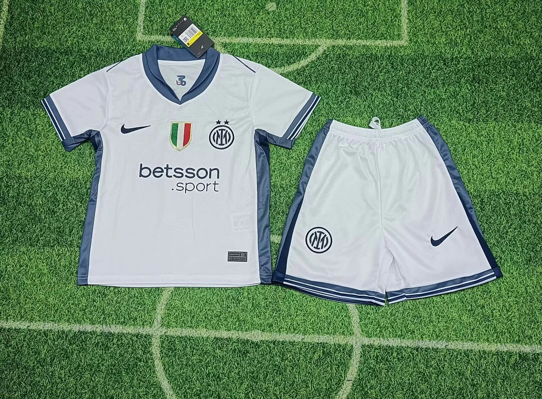 2024-2025 Inter Milan Kit Trasferta Taglia Bambino