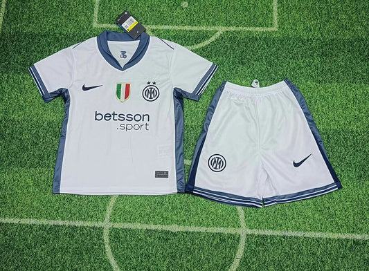 2024-2025 Inter Milan Kit Trasferta Taglia Bambino