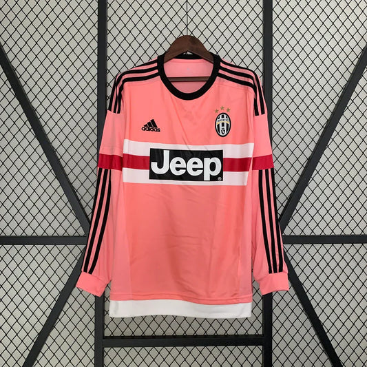 2015-2016 Juventus Retro Trasferta Manica Lunga