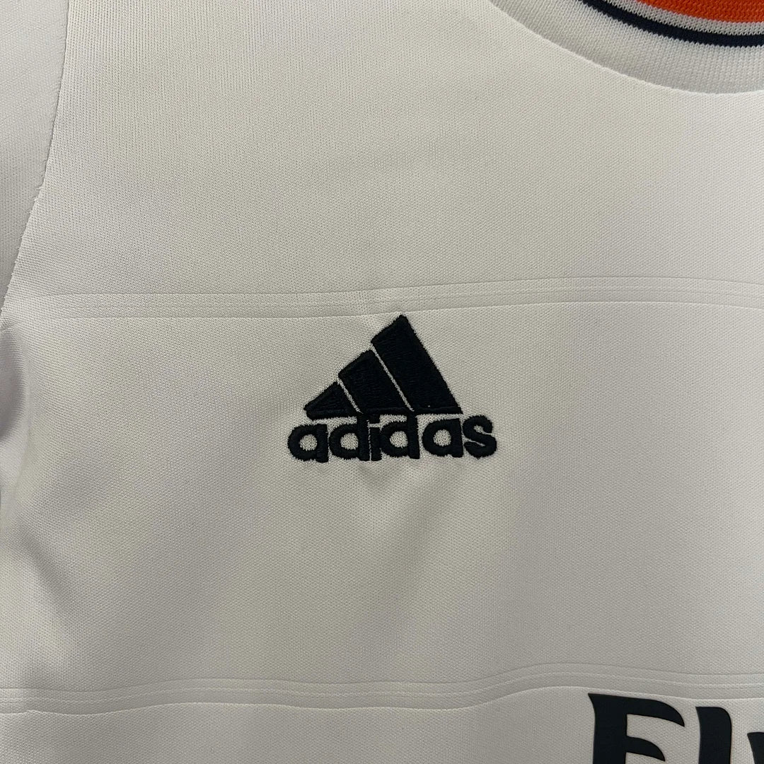 Kit da casa Retro Real Madrid 2013/2014 Taglia Bambino