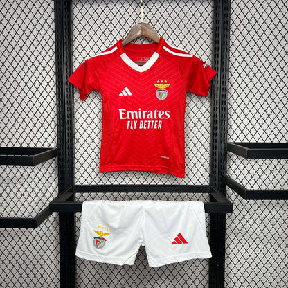 2024-2025 Kit Benfica Home Taglia Bambino