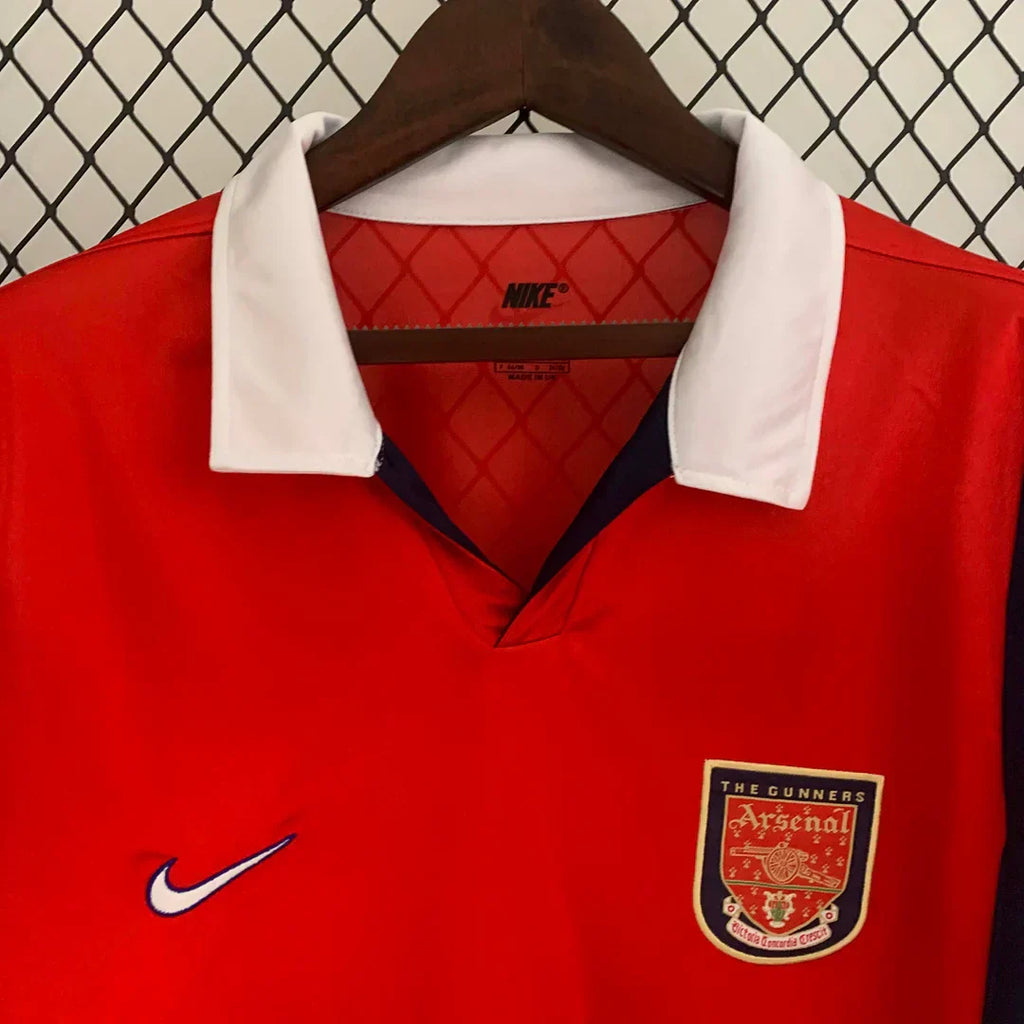 1998-1999 Retro Arsenal Local Manga Larga