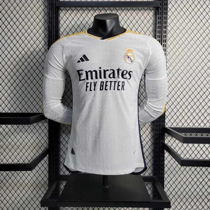 2023/2024 Real Madrid Maglia Home Manica Lunga