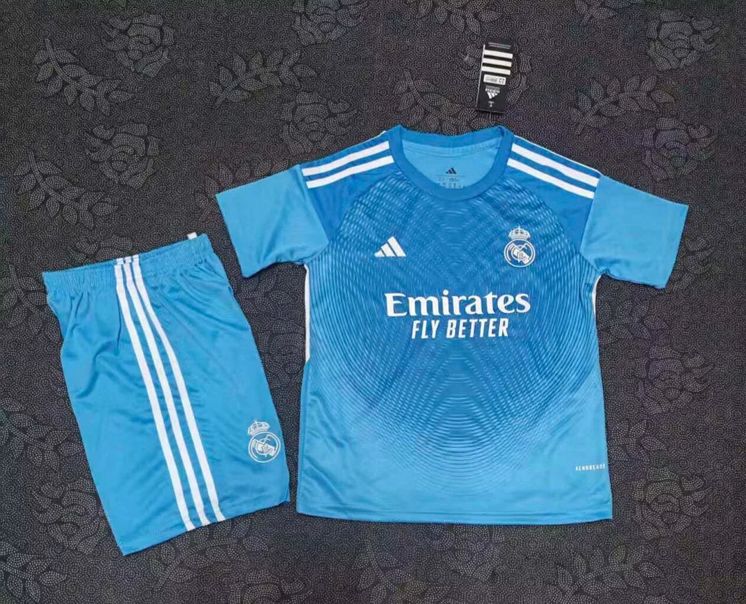 2025/2026 Real Madrid Maglia Portiere Taglia Bambino