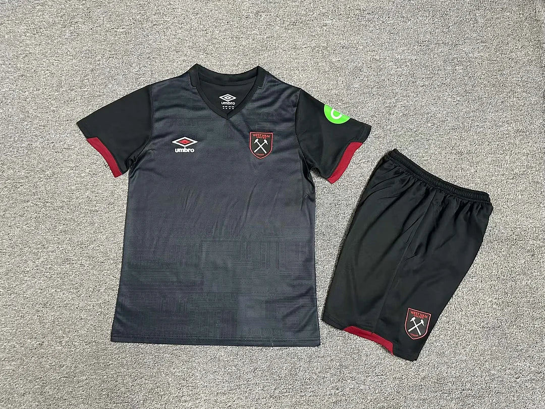 Kit da trasferta West Ham United 2024-2025 Taglia Bambino