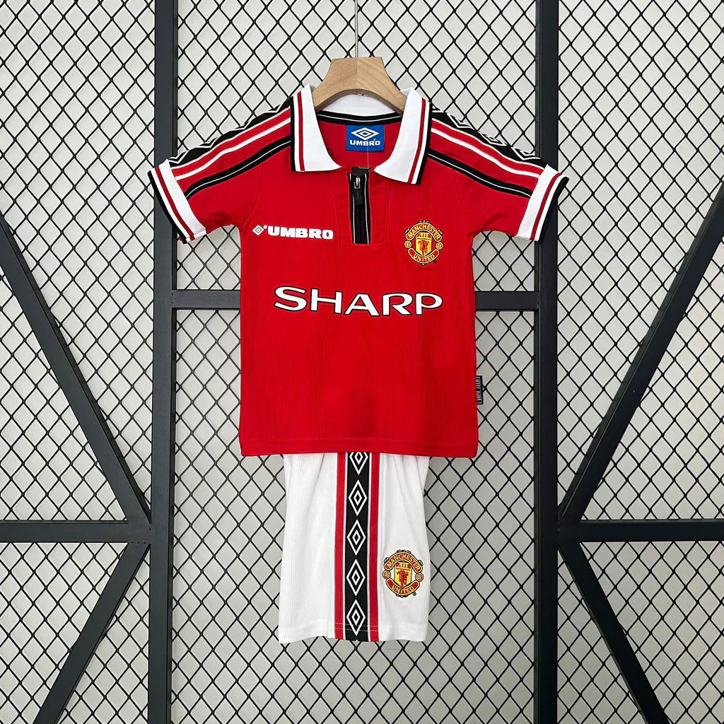 Manchester United 1998/1999 Casa Taglia Bambino