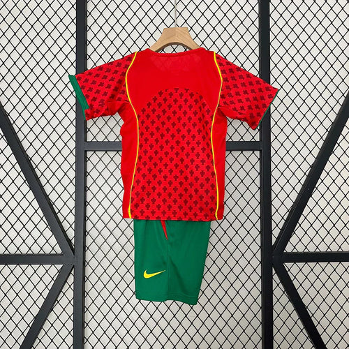 2004 Maglia Retro Portogallo Taglia Bambino
