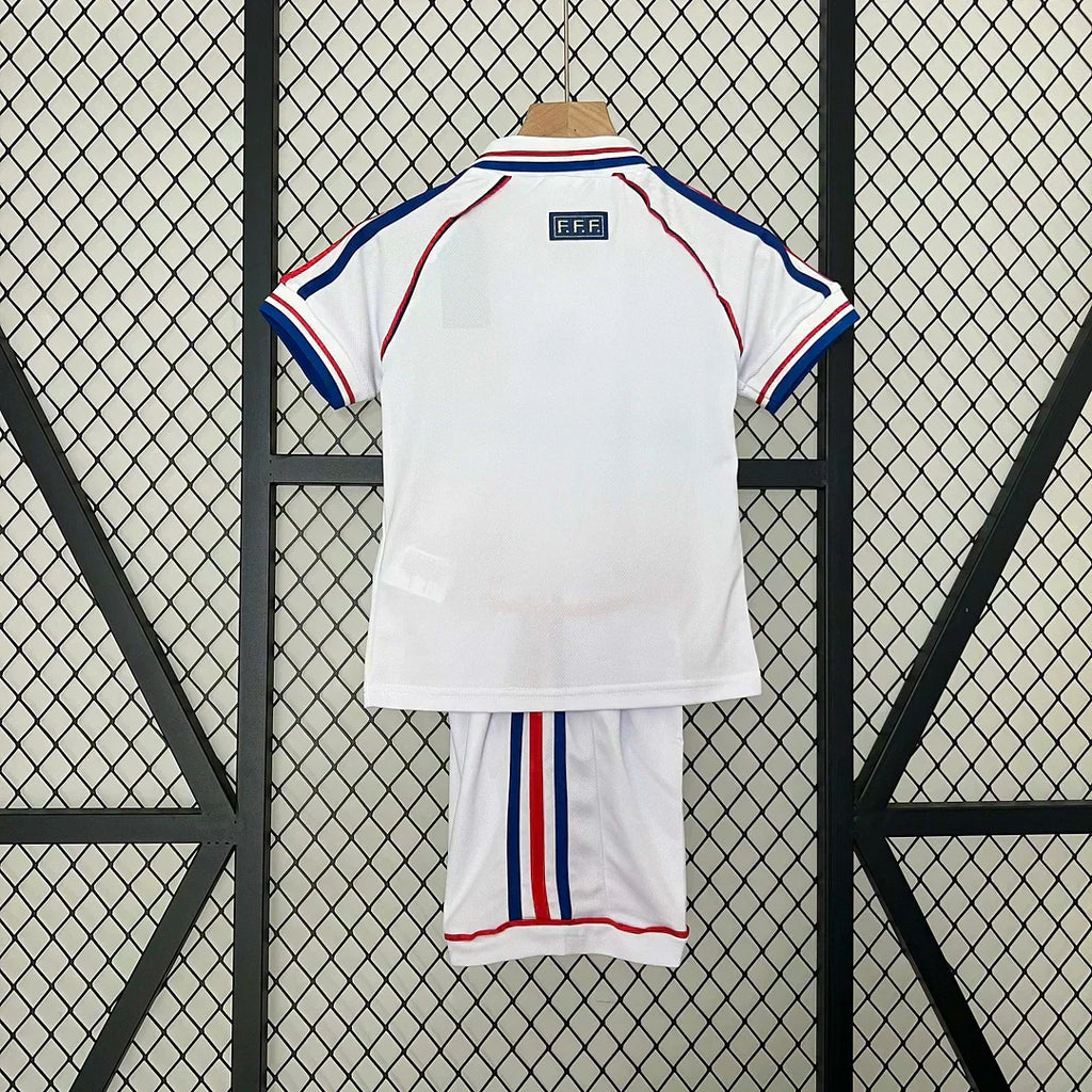 Kit Francia Visitante Retro 1998 Taglia Bambino