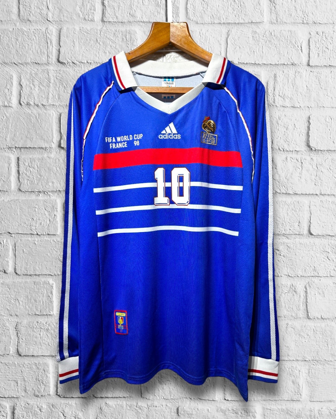 Camiseta manga larga Francia 1998