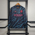 2023/2024 Manchester City Trasferta Alternativa Manica Lunga