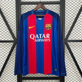 2016/2017 Barcellona Home Retrò Manica Lunga