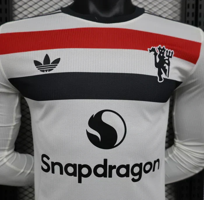Manchester United 2024/2025 Alternativa Kit Manga Larga